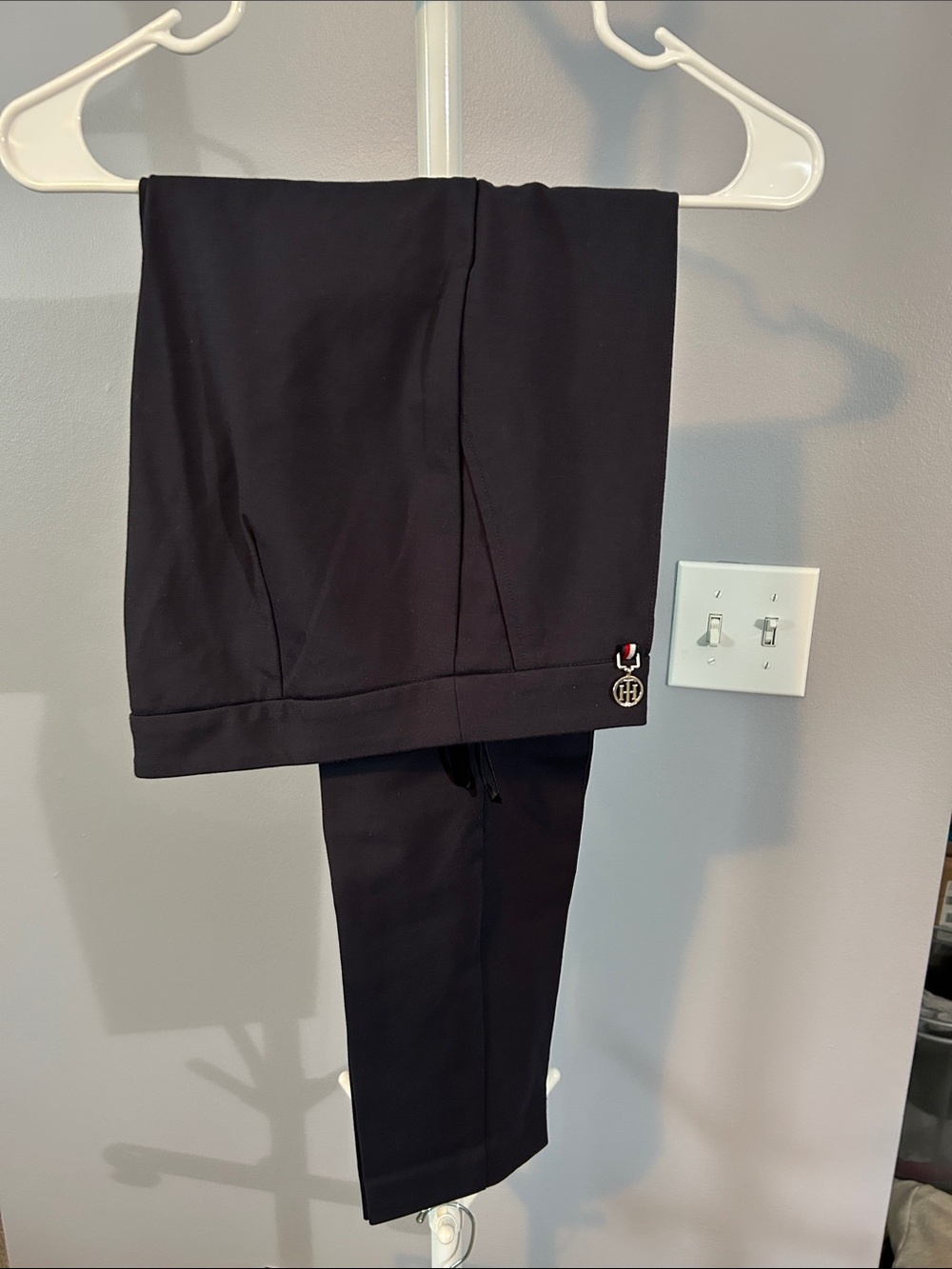 Lady’s Navy Dress Pants with Discreet Emblem